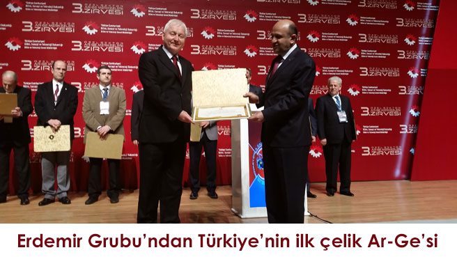 Erdemir Grubu'ndan Türkiye'nin ilk çelik Ar-Ge'si