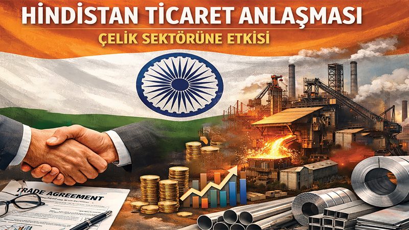 Hindistan-AB Serbest Ticaret Anlaşması  çelik sektörü üzerindeki etkisi sınırlı kaldı