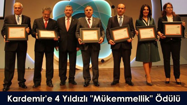 Kardemir'e 4 Yıldızlı Mükemmellik Ödülü