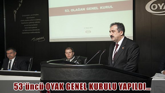 100 tane OYAK olsun, Türkiyenin başka bir şeye ihtiyacı yok. Böyle bir kuruluş desteklenmez mi?