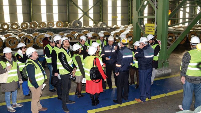 Tezcan, Yeni Yatırım Kompleksi ve Yeni Ürünü GALVALUMEU Tanıttı