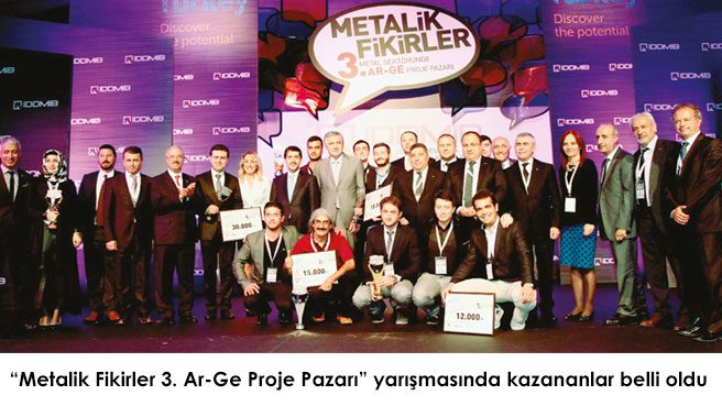 Metalik Fikirler 3. Ar-Ge Proje Pazarı yarışmasında kazananlar belli oldu