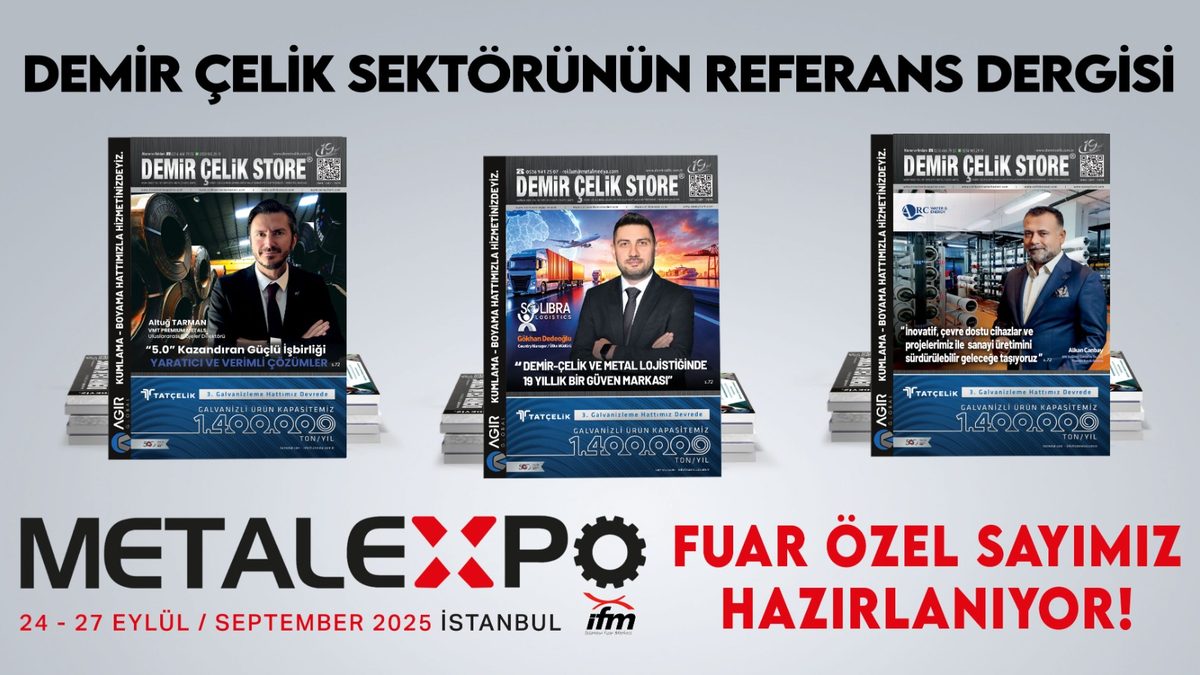 Demir çelik sektörünün lider medya grubu Metal Medya, Metal Expo Eurasia 2025’te yerini alıyor!