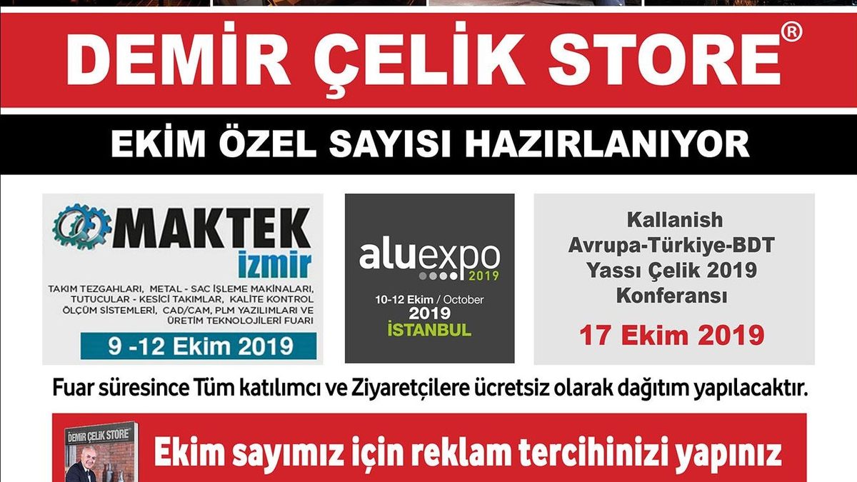 Ekim 2019 Demir Çelik Store