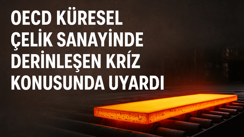 OECD, küresel çelik sektöründeki krizin derinleştiği uyarısında bulundu