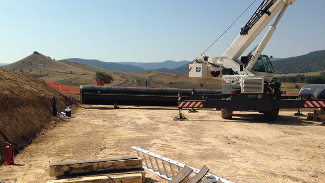 TANAP İNŞAAT ÇALIŞMALARININ BİR AŞAMASI DAHA GERİDE BIRAKILDI